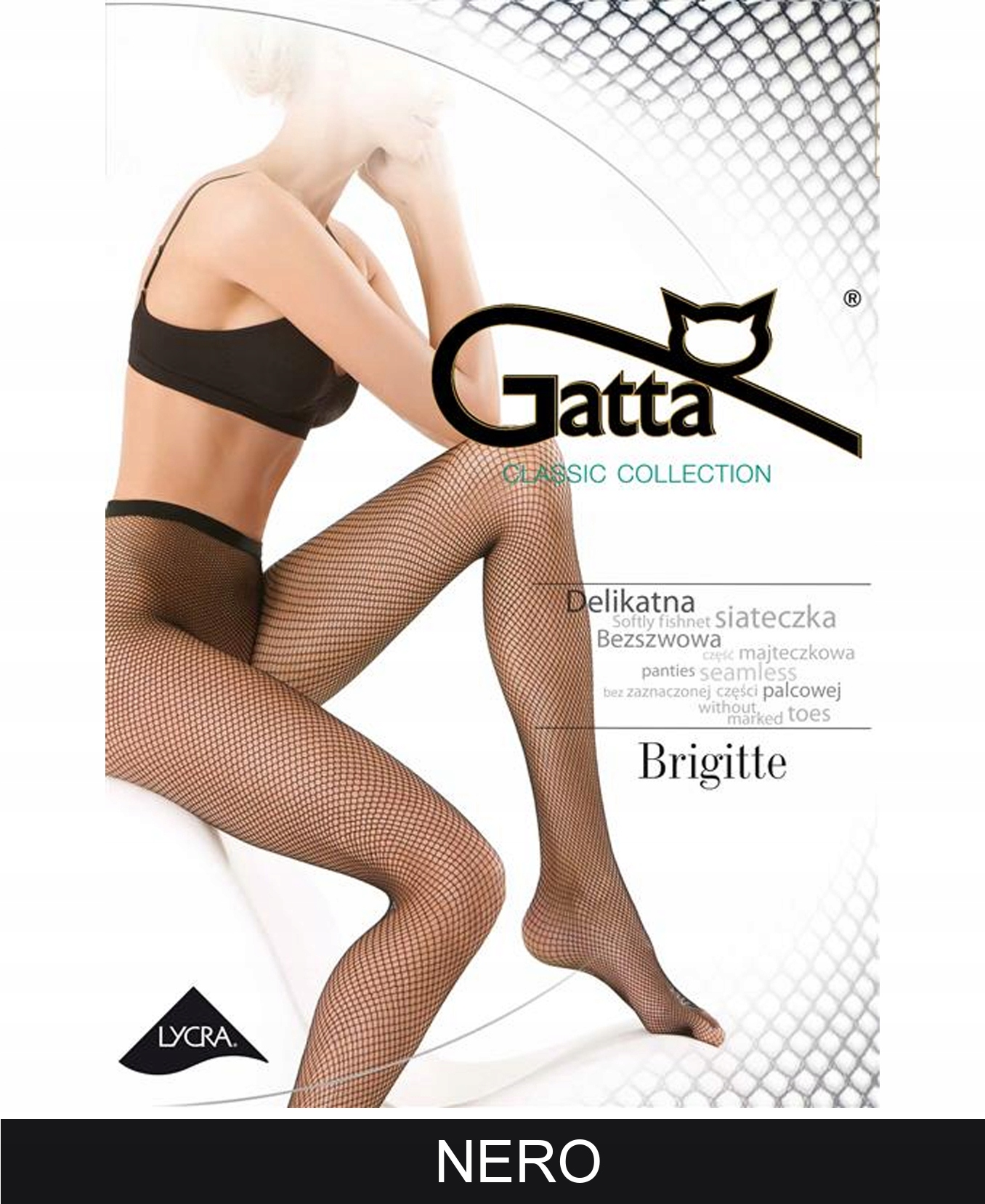 

Gatta Brigitte Rajstopy damskie wz.00/3-4/Nero