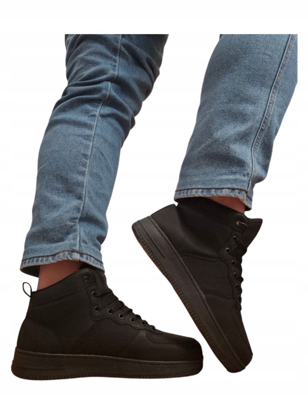 Pánské tenisky Adidasy Sportovní Air Sport na platformě Vysoké Černé 42