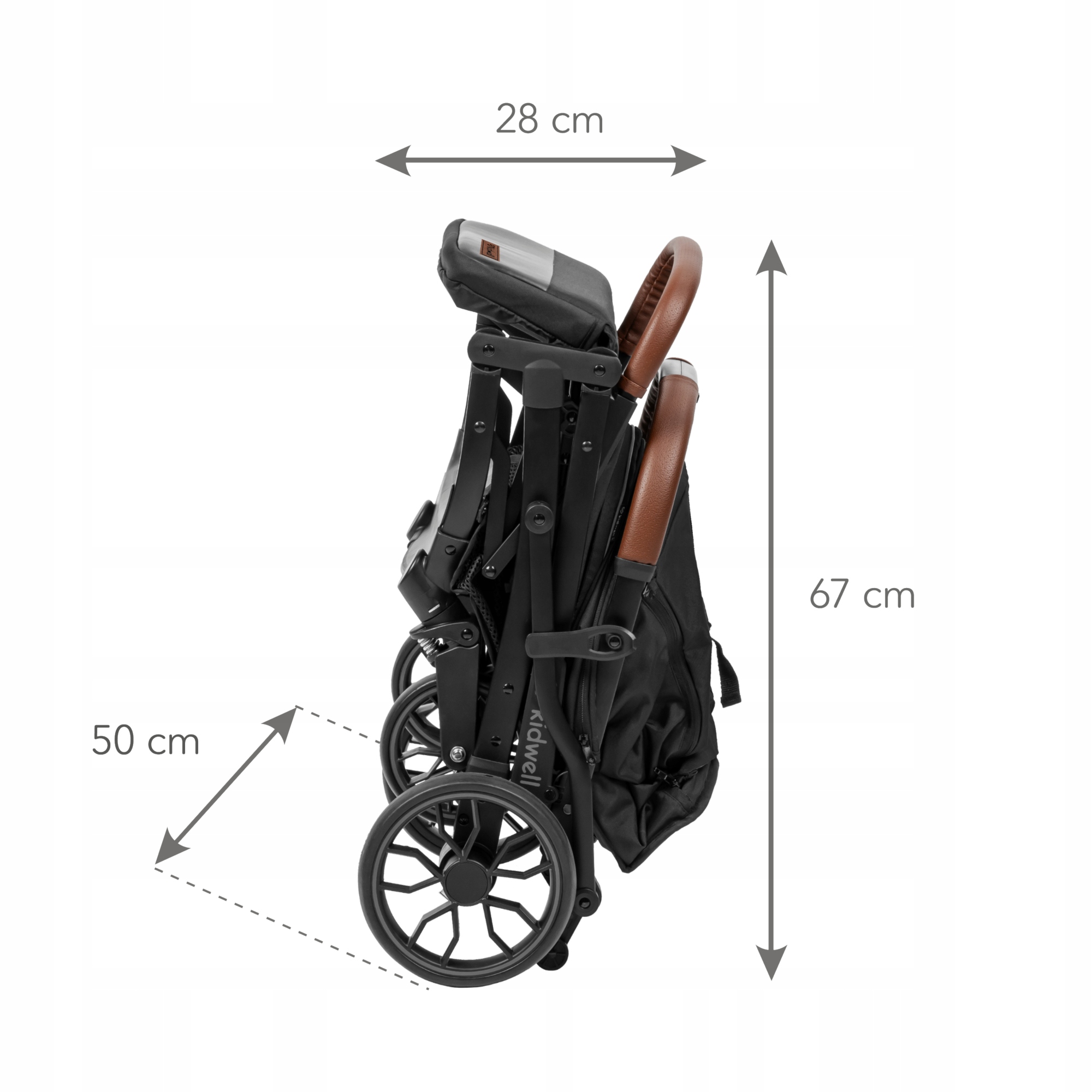 WÓZEK SPACEROWY SPACERÓWKA KIDWELL COLMER KOMPAKTOWY DO 22 KG Waga wózka 7.9 kg