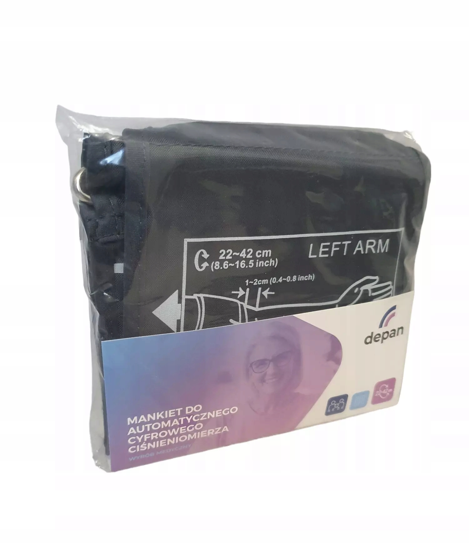 DEPAN Mankiet uniwersalny do ciśnieniomierza 22-42 cm