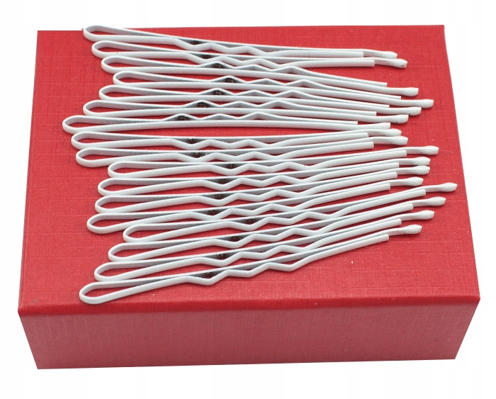 

Wsuwki Do Włosów Białe Metalowe 6 cm 20 sztuk