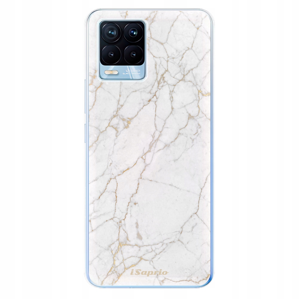 Silikonowe etui iSaprio GoldMarble 13 do Realme 8 8 Pro