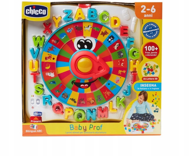 

Chicco 19783 Nauka Alfabetu Dwuzjęzyczny Pl/en