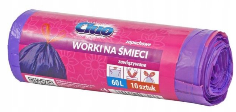 

Cluo Worki Zapachowe 60L/10 szt. Zawiązywane
