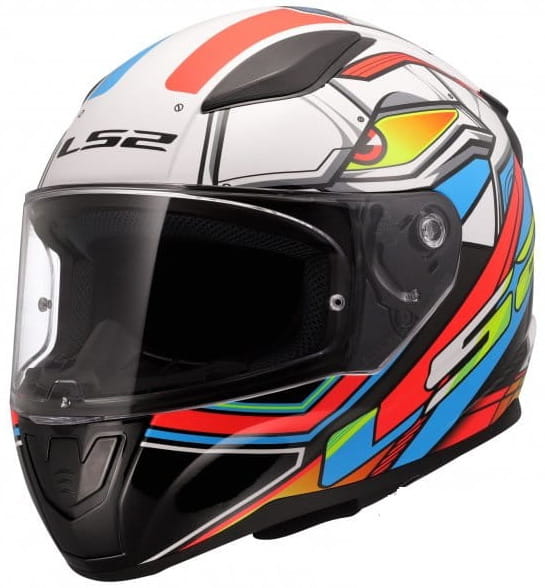 LS2 FF353 Rapid II Xdron White Ora. -06 Integrálna Motocyklová Prilba