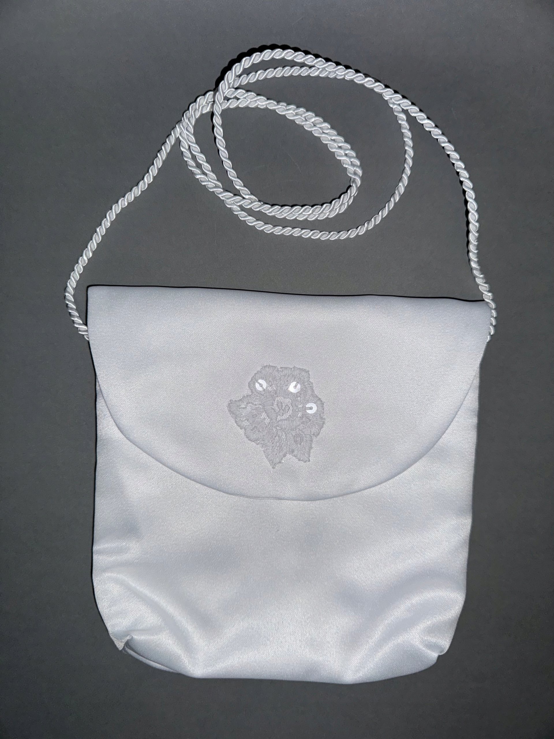 TOR8A Torebka komunijna worek do Komunii biały