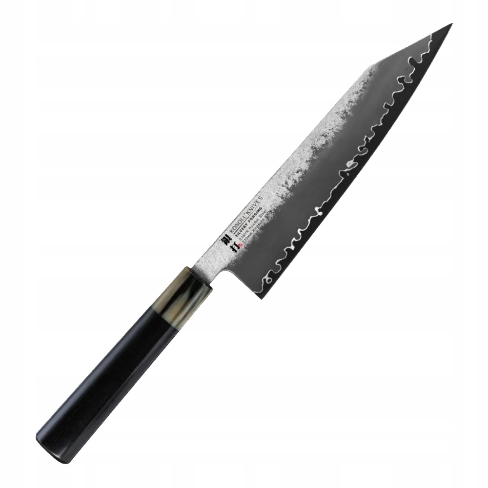 Kuchynský nôž Chef/Kiritsuke 210 mm Konoll Silvery Forging