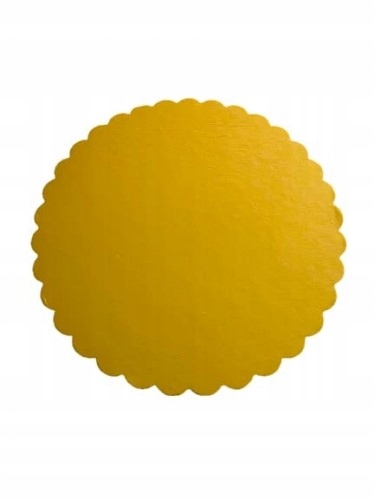 Zlatý dort kotoučový základ 22cm vlnitý 50 Ks