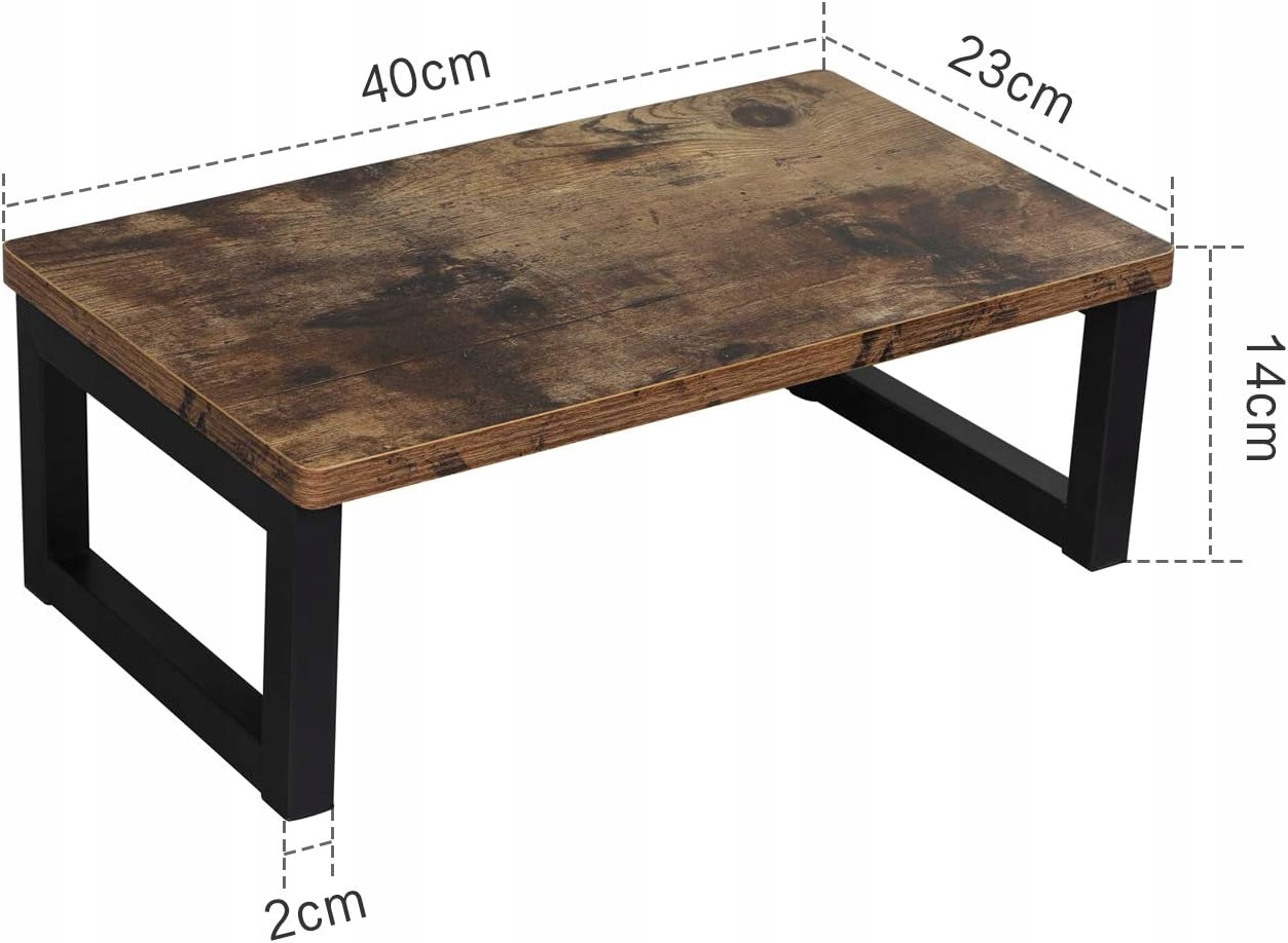 DREWNIANY STOJAK NA MONITOR PODSTAWKA DREWNIANA Stan opakowania oryginalne