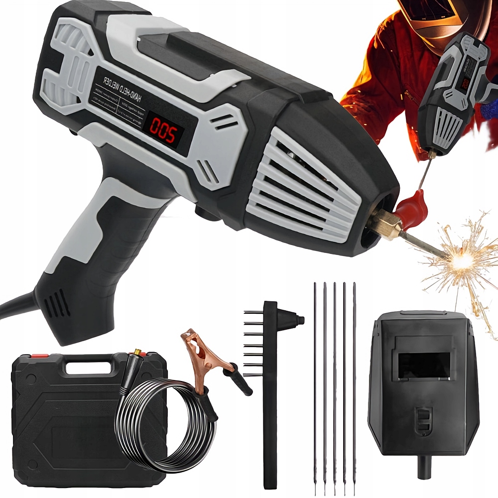 Ruční Svařovací Stroj 3000 W, Přenosná Digitální Svařovací Pistole Hot Arc Igbt