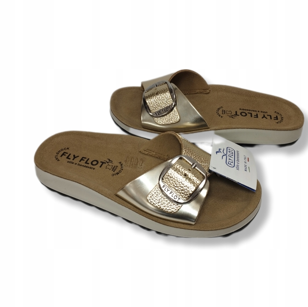 Fly Flot Italy nazouváky Fly Flot 77 G65 Zc 6430 Gold velikost 36