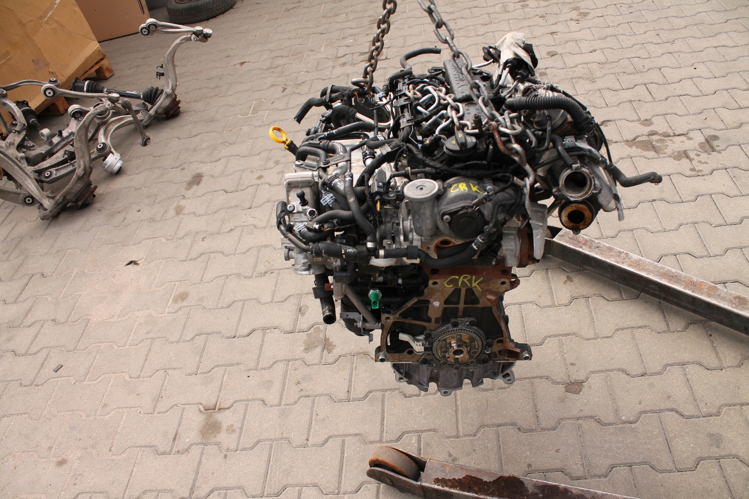 engine complete BMW B47D30B BITURBO 9 TYSKM