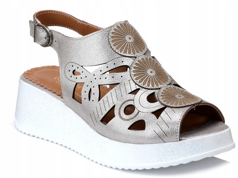 

Sandały Loretta Vitale 1808 Beżowe Skóra 39