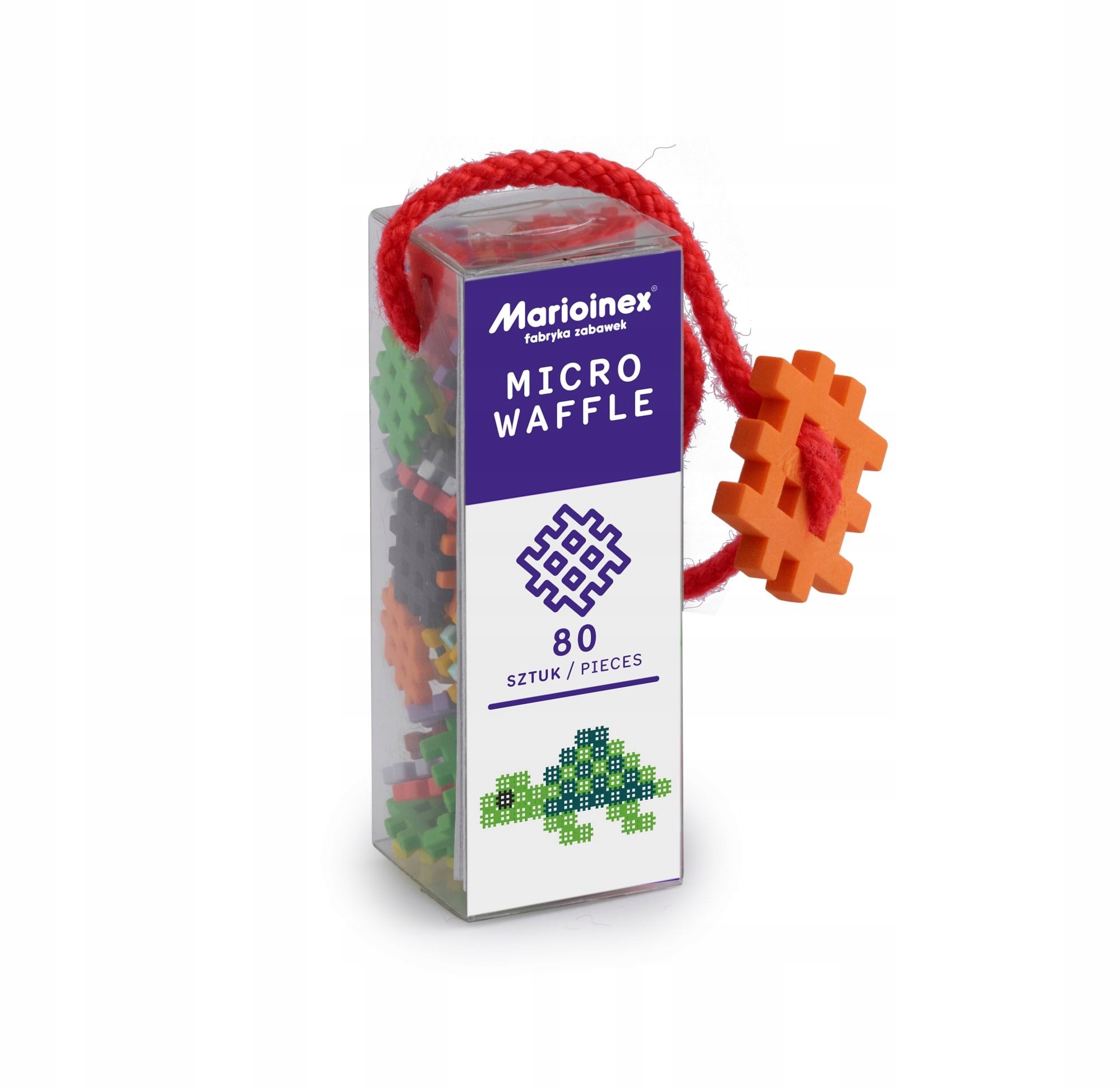 

Klocki Micro Waffle Wafle Marioinex Żółw 80 El.