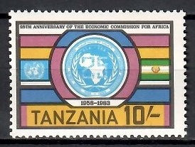 Tanzania 1983 Mi 228 Czyste **