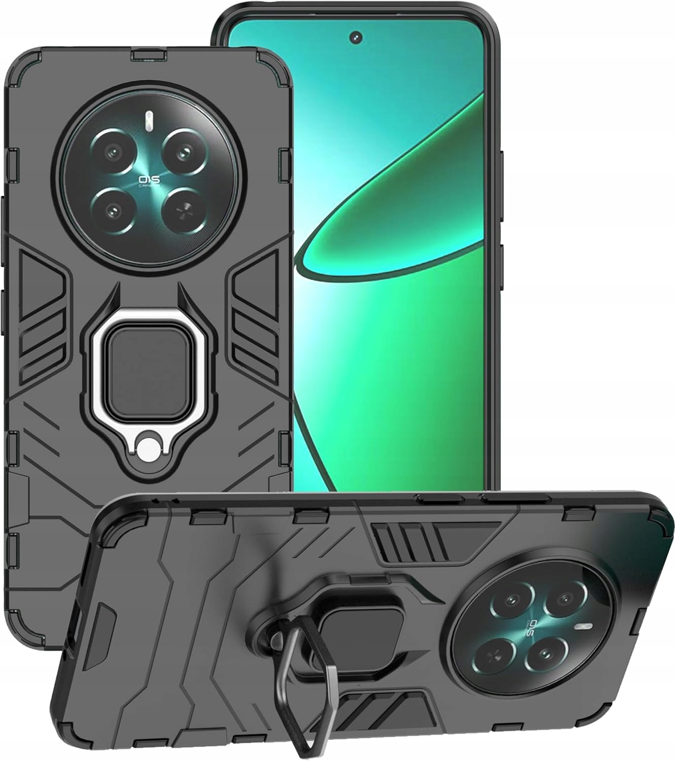 Etui Do Realme 12 Pro 5G 12 Pro Plus 5G Pancerne Holder Ring Armor Case
