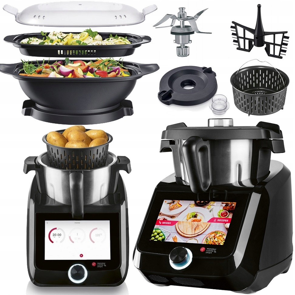 NOWY CZARNY Lidlomix Monsieur Cuisine SMART 1200W PL dystrybucja RATY