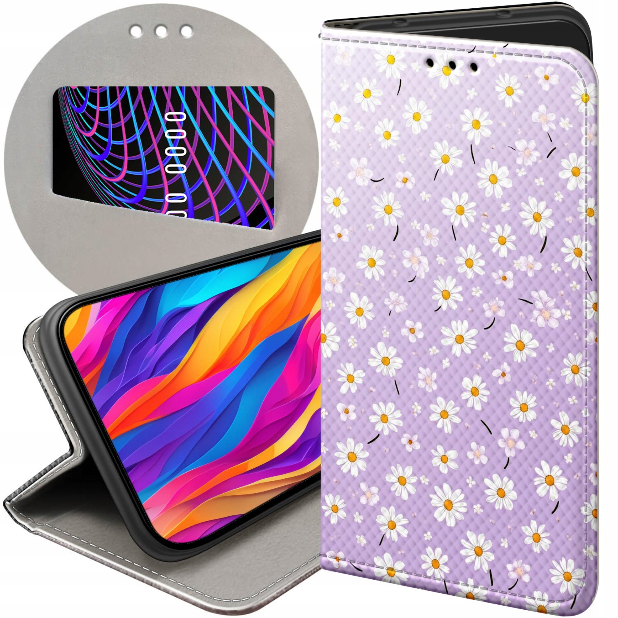 Etui Z Klapką Do Xiaomi Redmi Note 12 Pro Plus Wiosna Kwiaty Rośliny