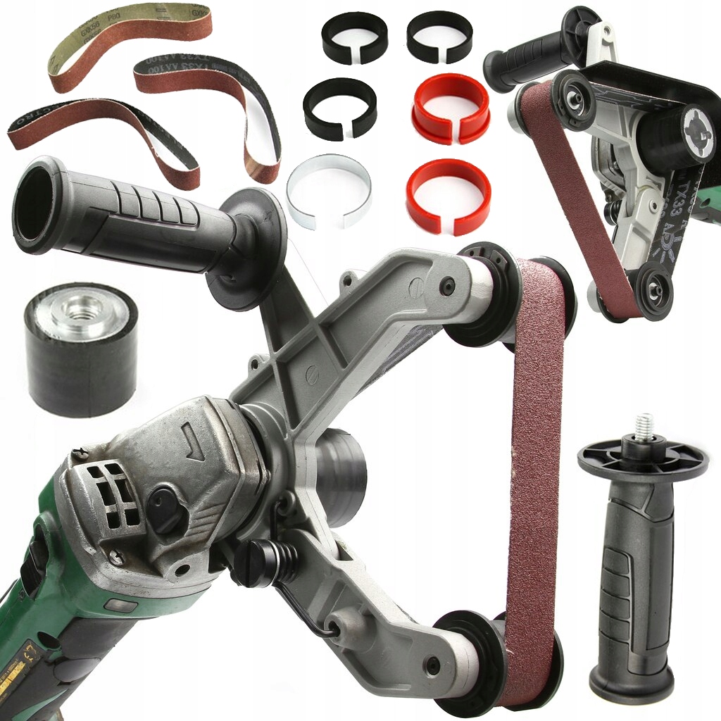 Przystawka taśmowa do szlifowania i polerowania rur adapter do szlifierki