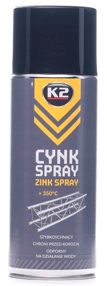 K2 Cynk Spray Antykorozyjny Do Karoserii 400ML