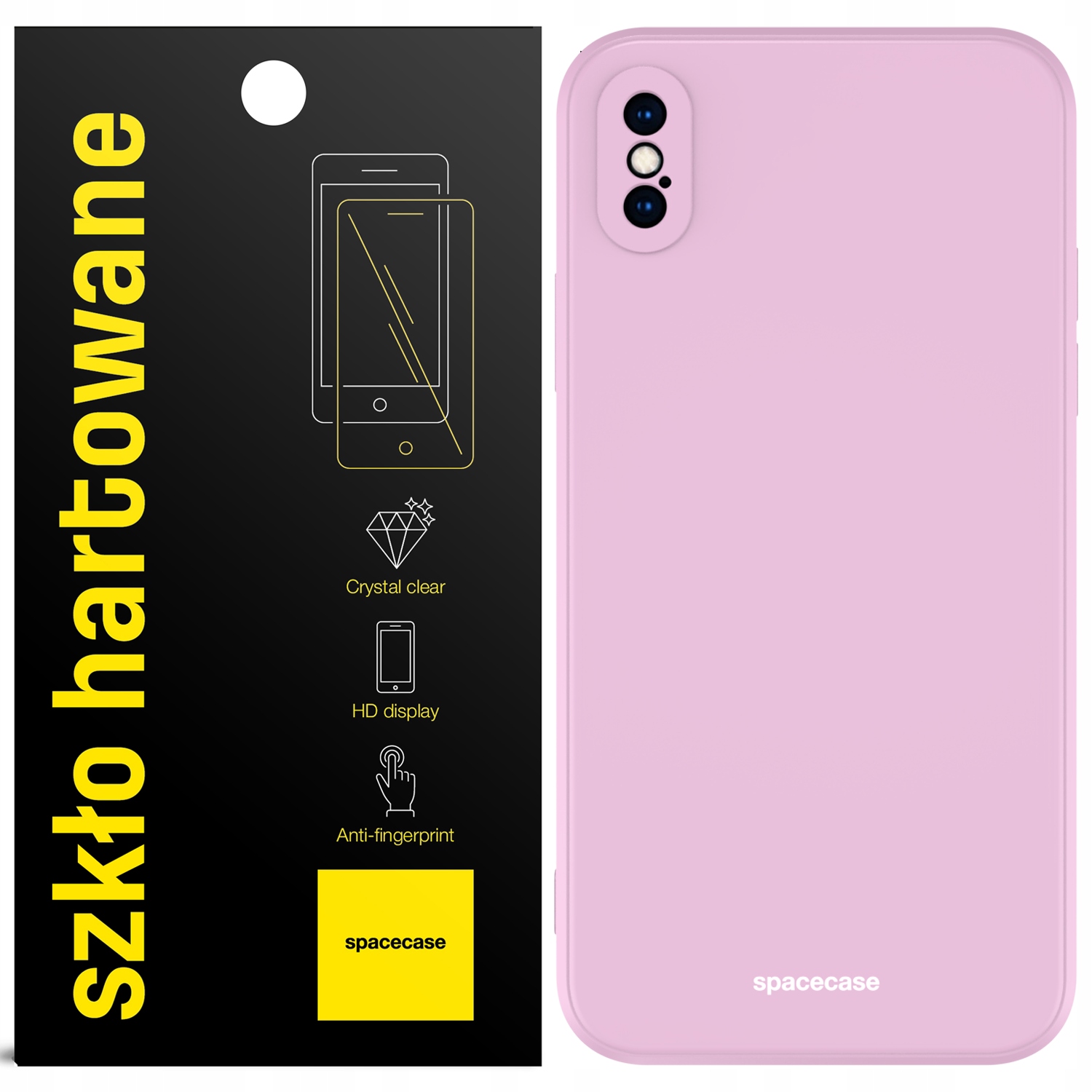 

Etui Do Iphone Xs Max Spacecase Silicone Szkło