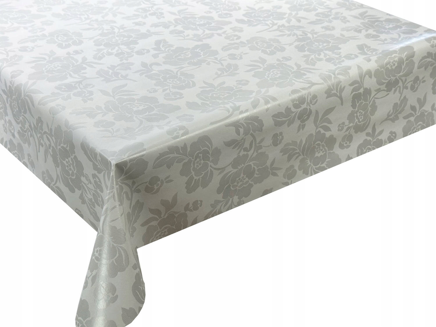 Cerata Obrus Ceratowy Szare Kwiaty x 200x140 cm
