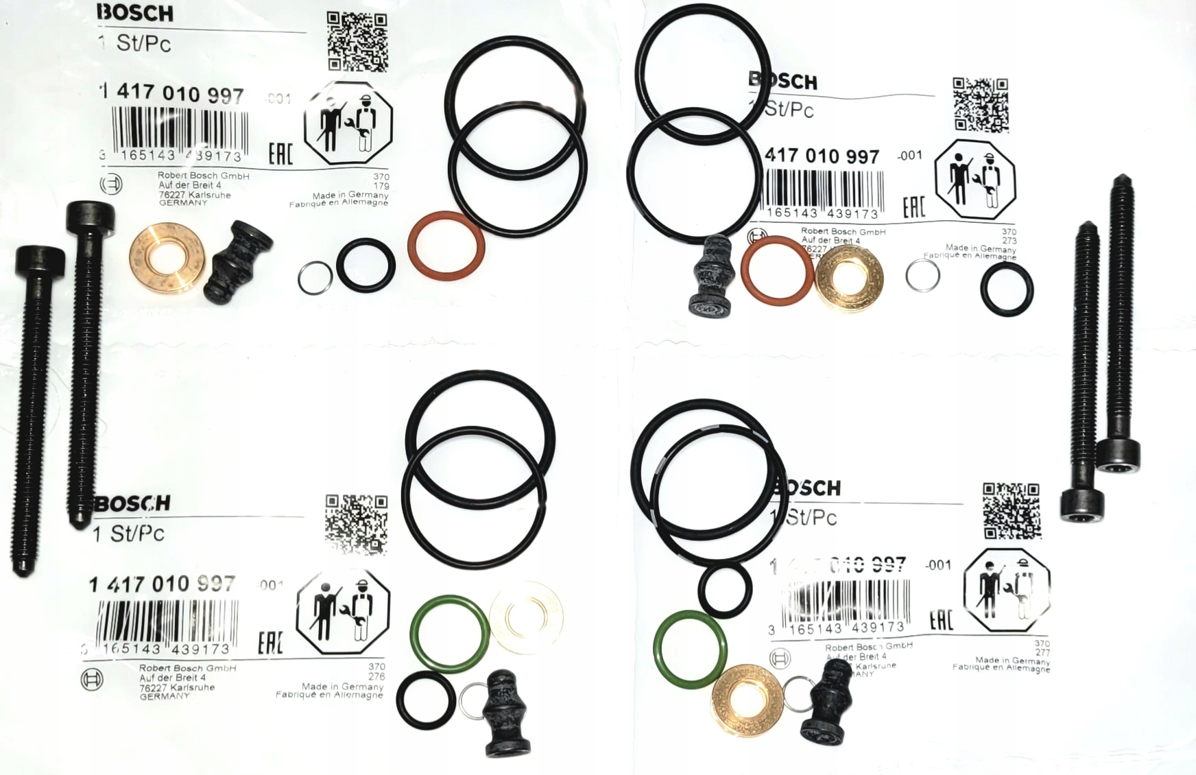 1417010997 - 4X Bosch уплотнения 1.9 TDI насос-форсунка винт