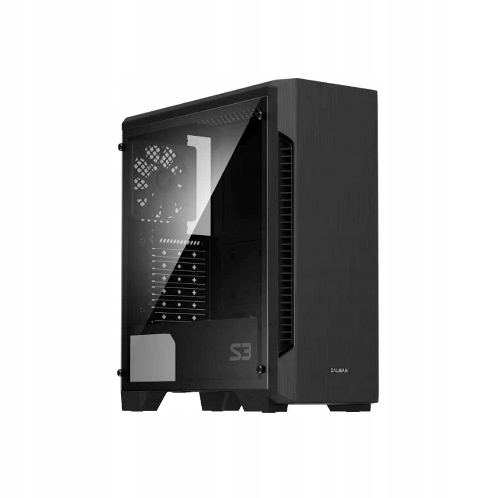 Počítačová Skříň S3 Tg Atx Mid Tower Pc Case Tg fan x3