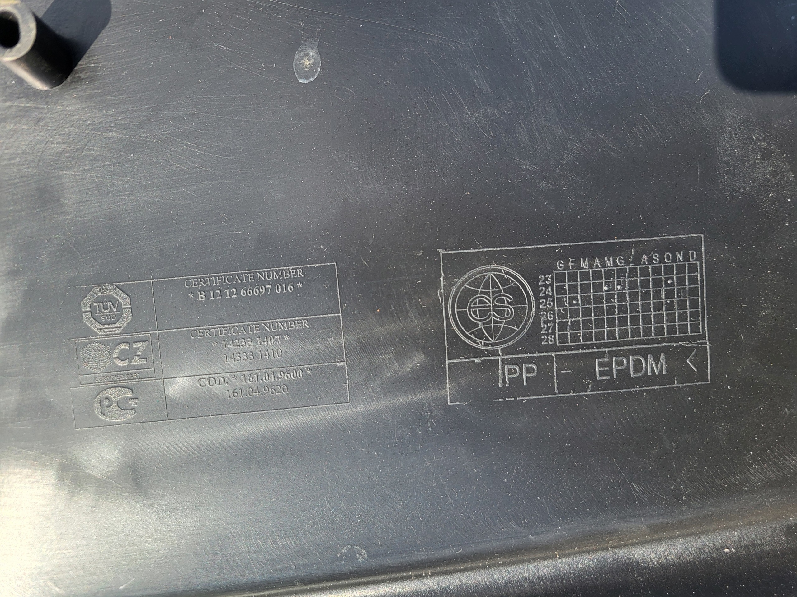 bumper rear part rear TOYOTA YARIS II replacement new