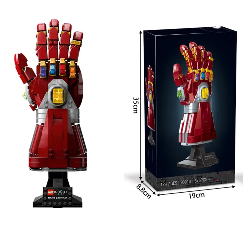 Super Heroes klocki Rękawica IRON MAN MARVEL Typ klocki konstrukcyjne