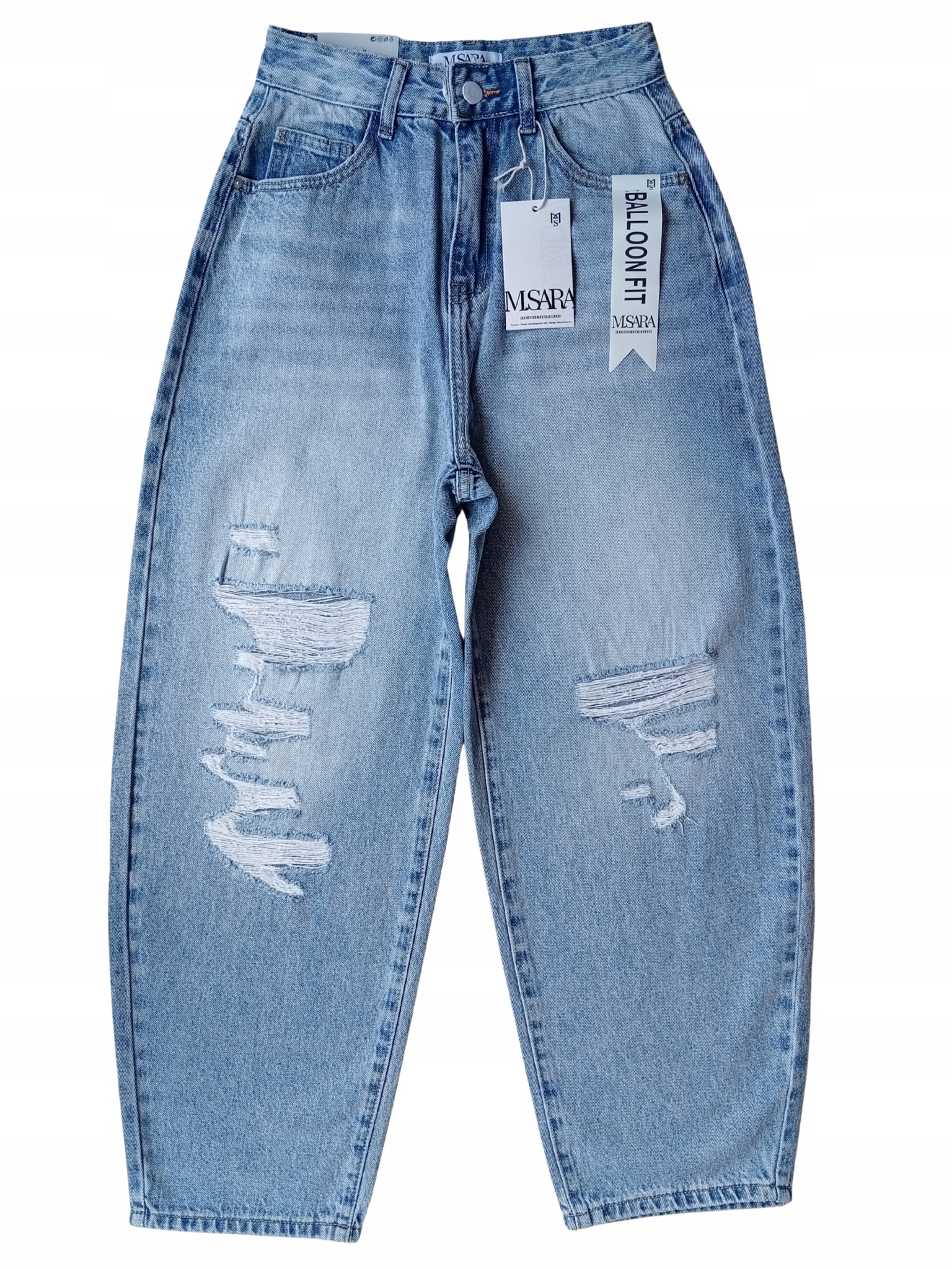 Spodnie damskie jeans M.Sara Balloon Roz. XL