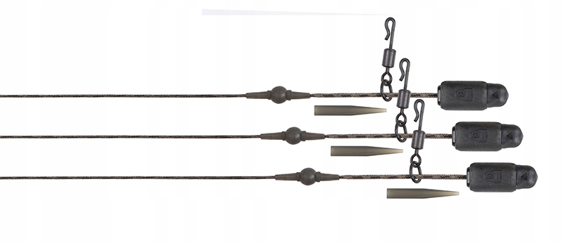 ZESTAW FOX SUBMERGE NATURALS HELI-CLIP RIGS 30lb