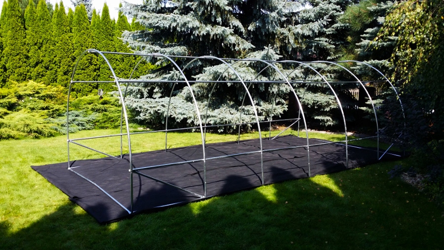TUNEL FOLIOWY PROFESJONALNY 3x6 m UV5 SZKLARNIA 18 m2 + NASIONA Wysokość produktu 200 cm
