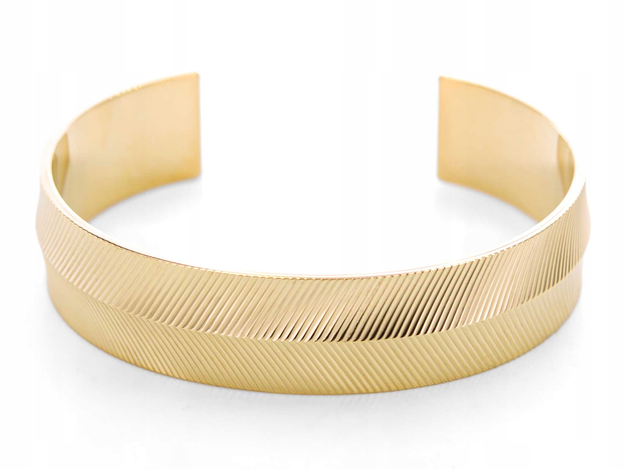 Dámský Náramek Fossil JF04535710 Zlatý Bangle Open Elegantní