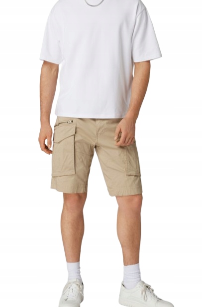 Béžové Bermudy Replay S Kraťasy A Zipem 42 J2A