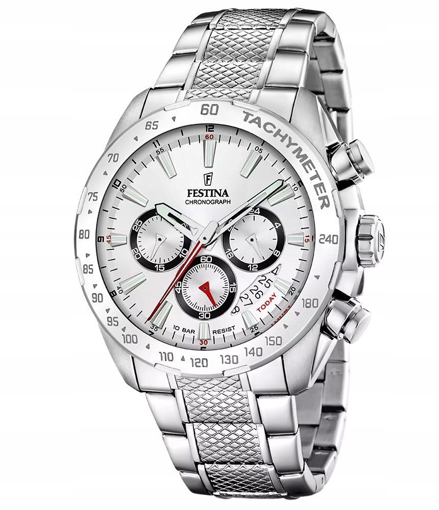 Pánské Hodinky Festina Timeless Chrono F20668/1 45,00 mm 10ATM