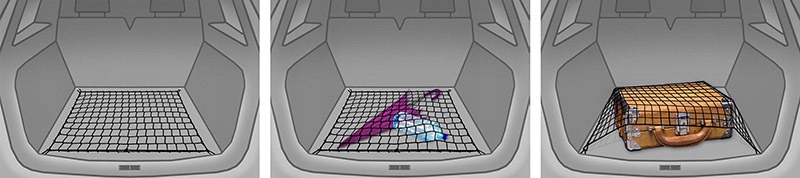 Siatka organizer do bagażnika Volkswagen Passat B6 Kombi 2005 - 2010 Producent Autosiatki