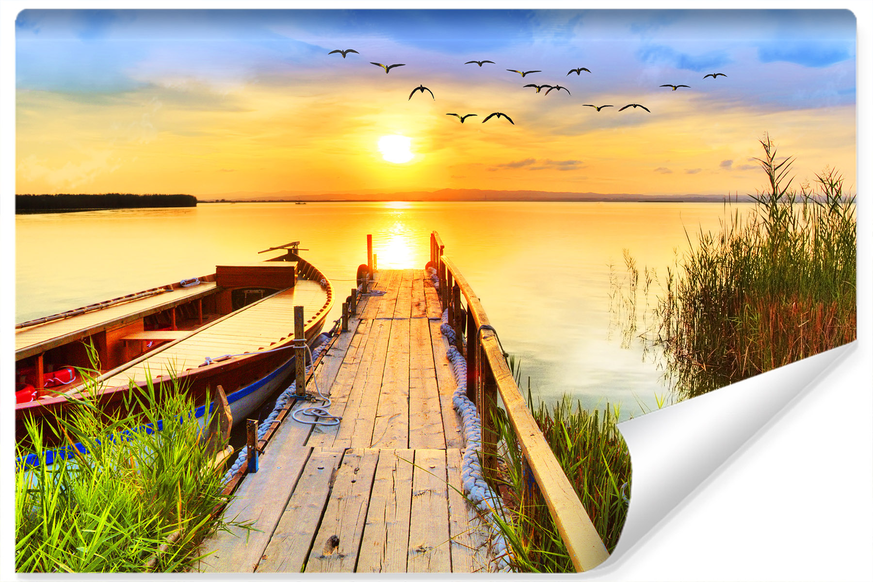 

Fototapeta do Biura Zachód Słońca Widok 3D 270x180