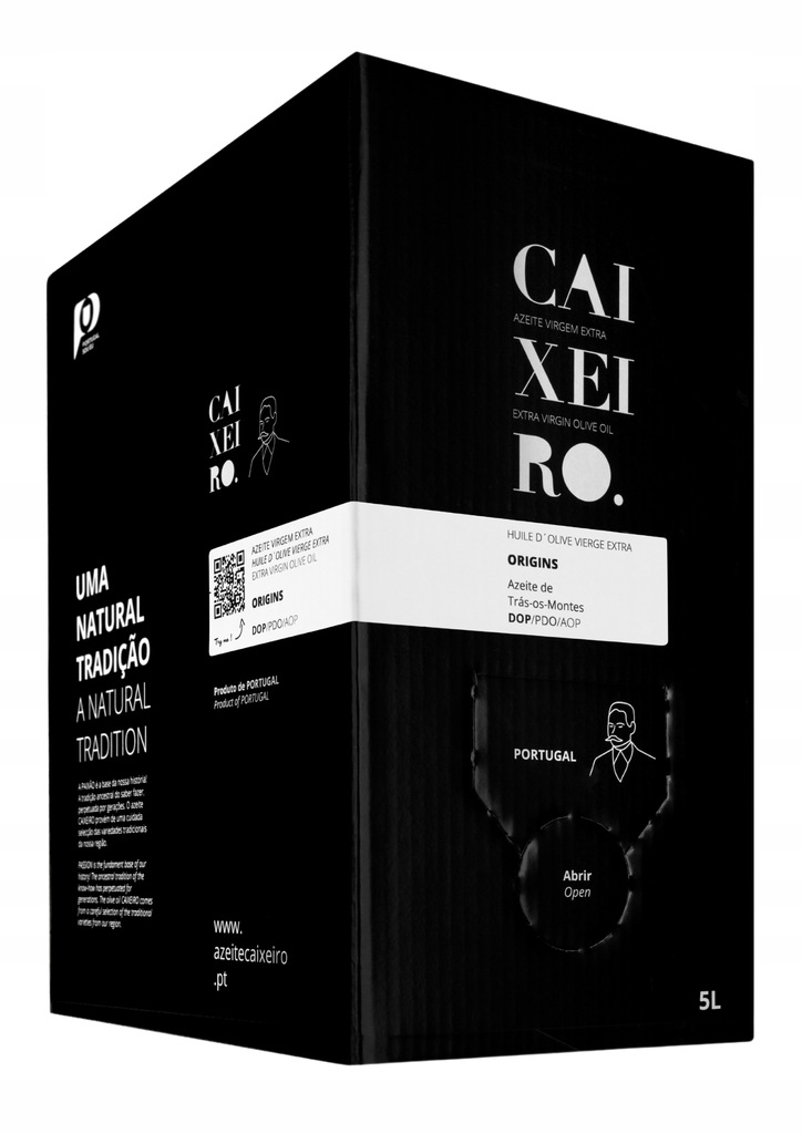 Caixeiro Origins Oliwa z Oliwek Extra Virgin, 5 Litrów