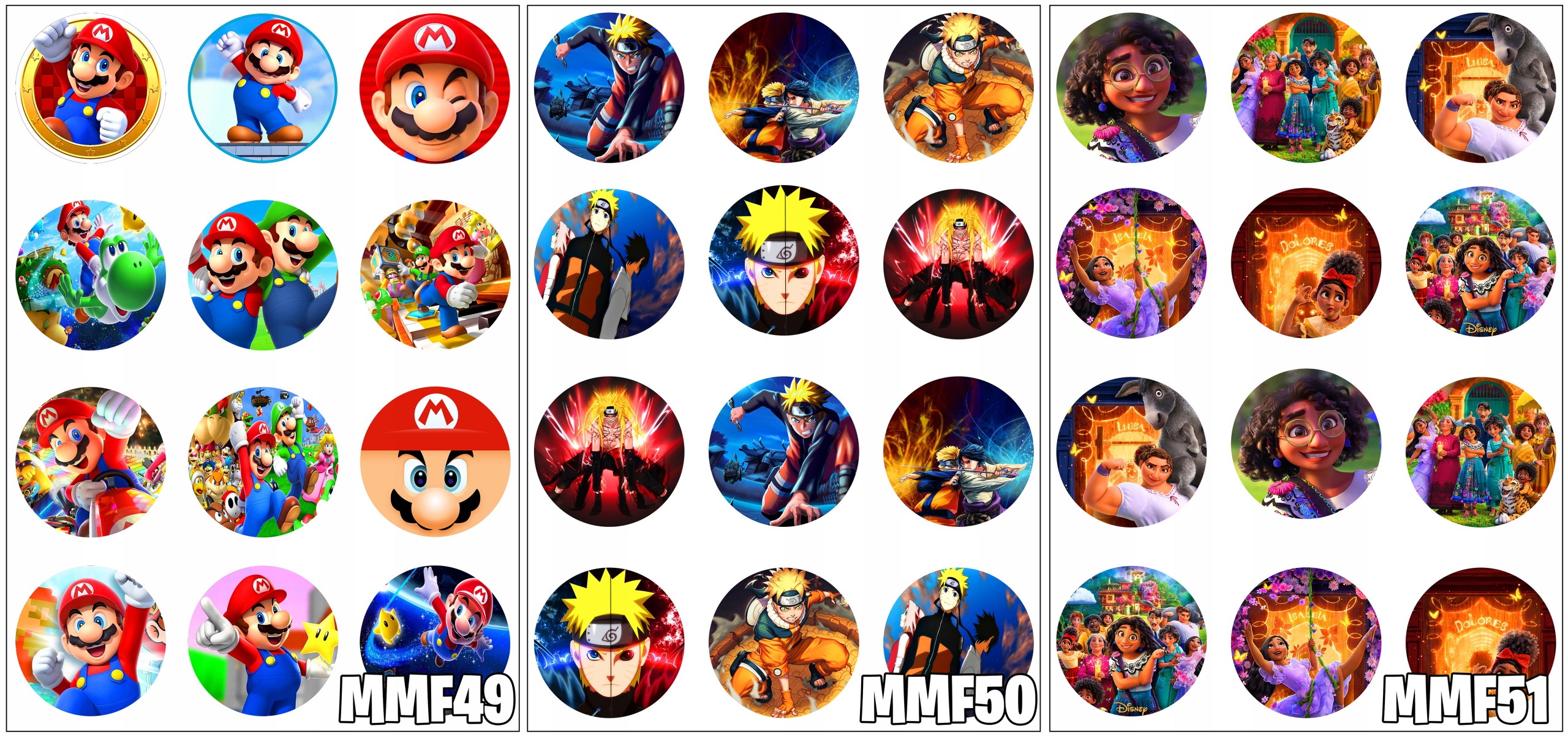 OPŁATEK NA MUFFINKI CIASTECZKA FORTNITE 12 SZT Kolor wielokolorowy