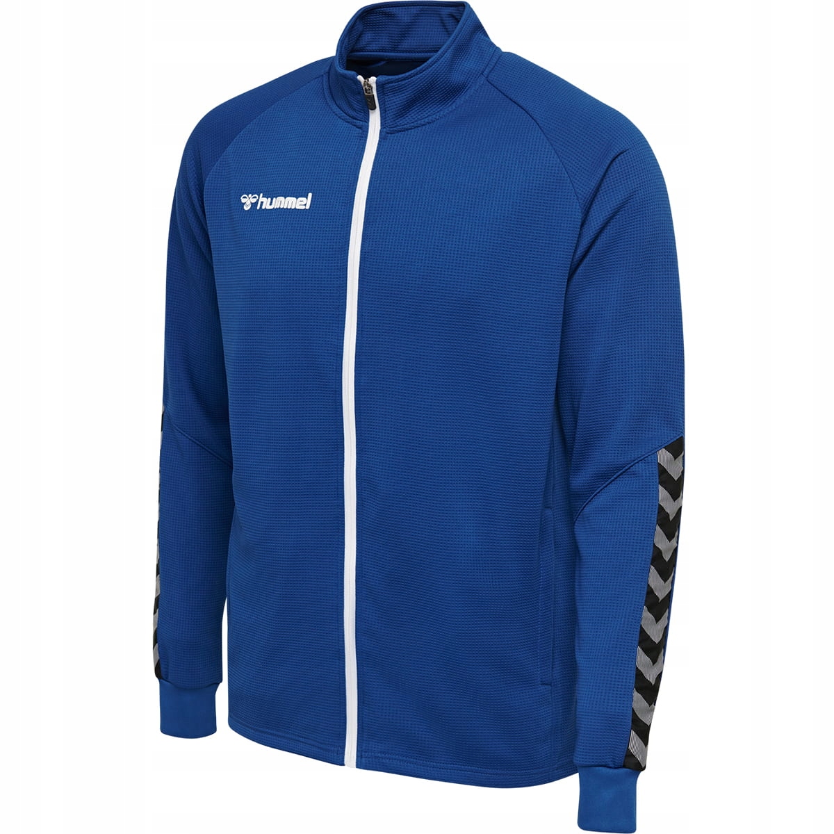 Sportovní bunda Hummel Hml Authentic Poly Zip Jacket tmavě modrá Vel. S