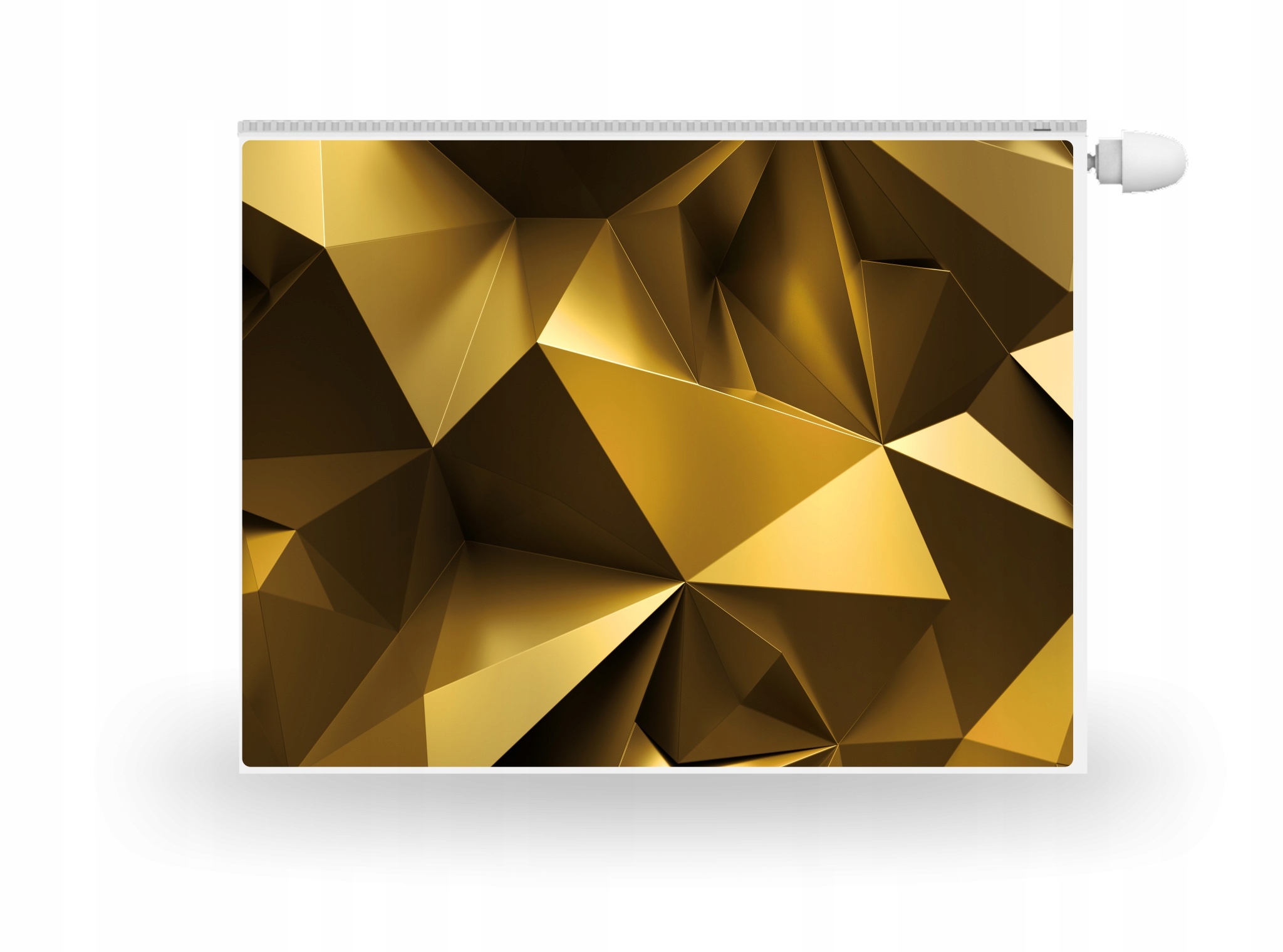 

Magnes Mata Na Kaloryfer Abstrakt Złote Trójkąty