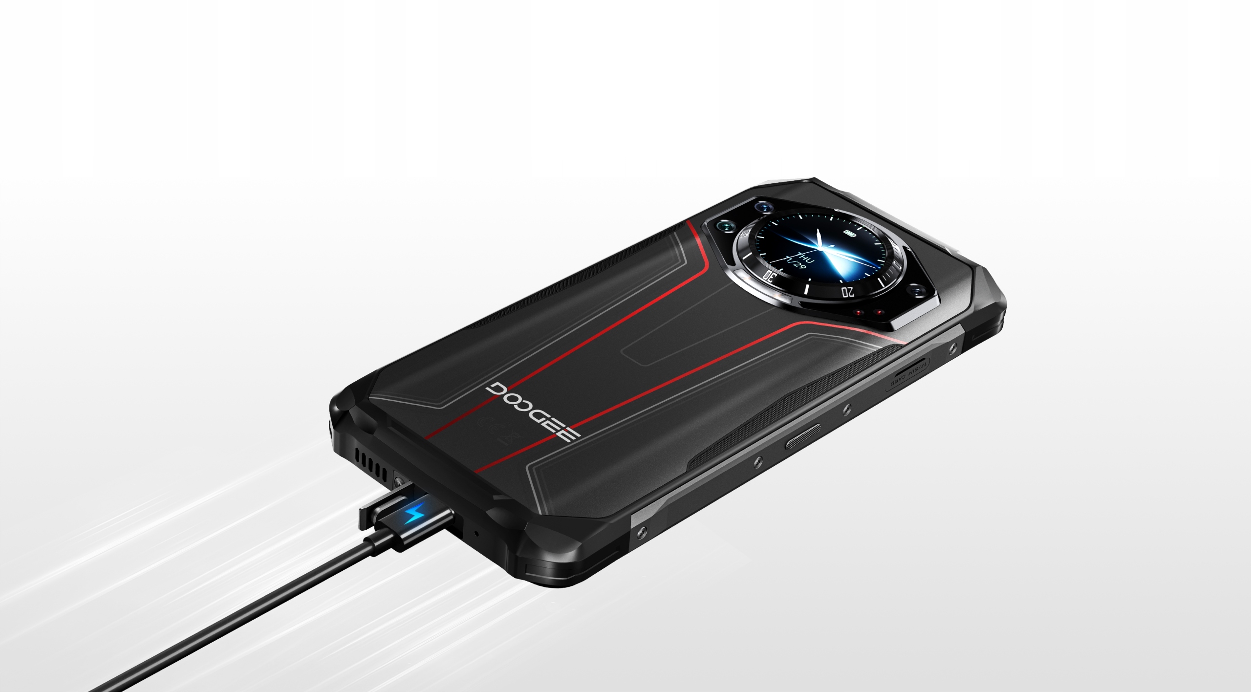 DOOGEE S119 24+512GB Smartphone 10200mAh 100MP6,72“120Hz 33W/NFC/IP68 Android Operační systém Android