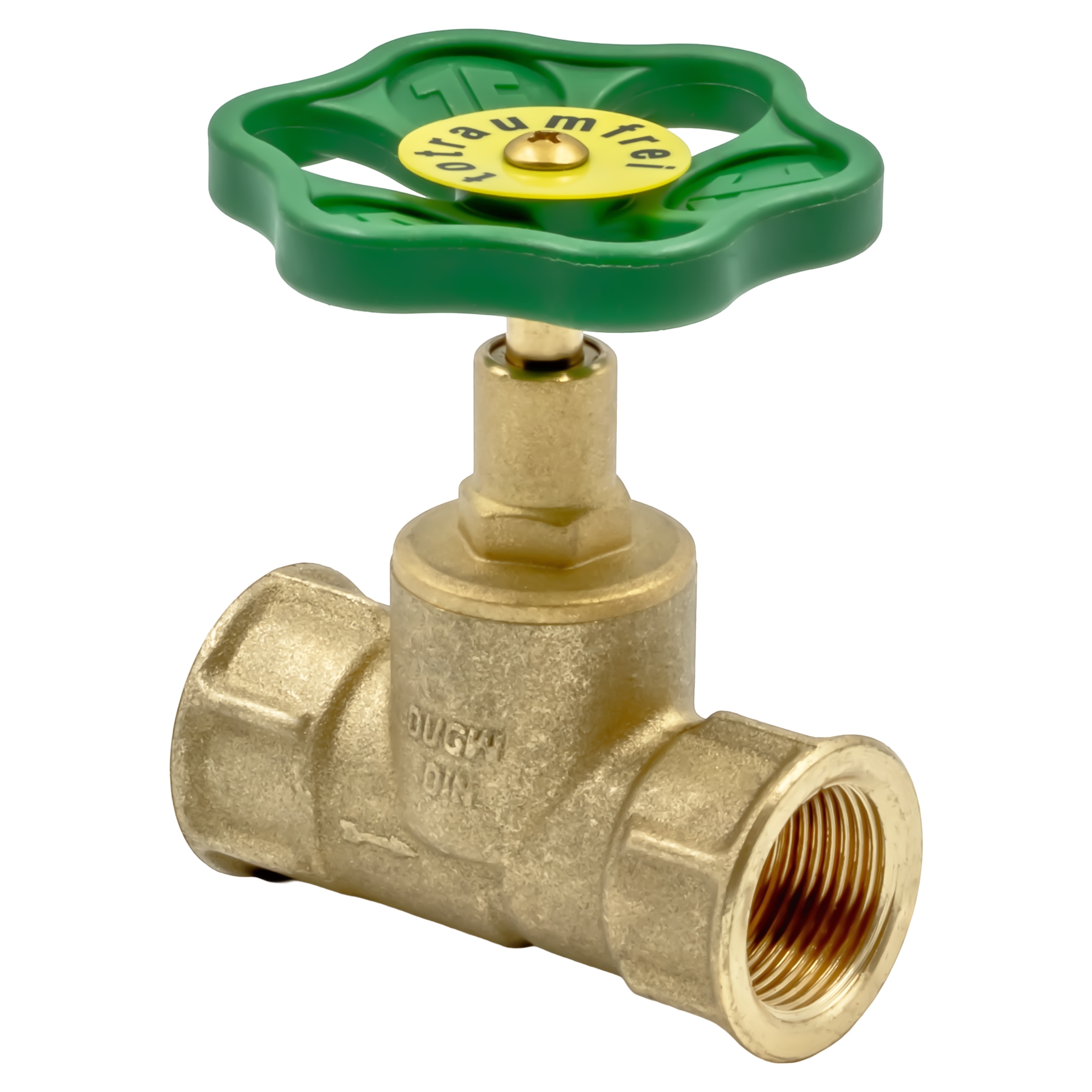 Mosadzný Ventil 2" DN50 Priechodný Jednoduchý Schlosser Nemecký