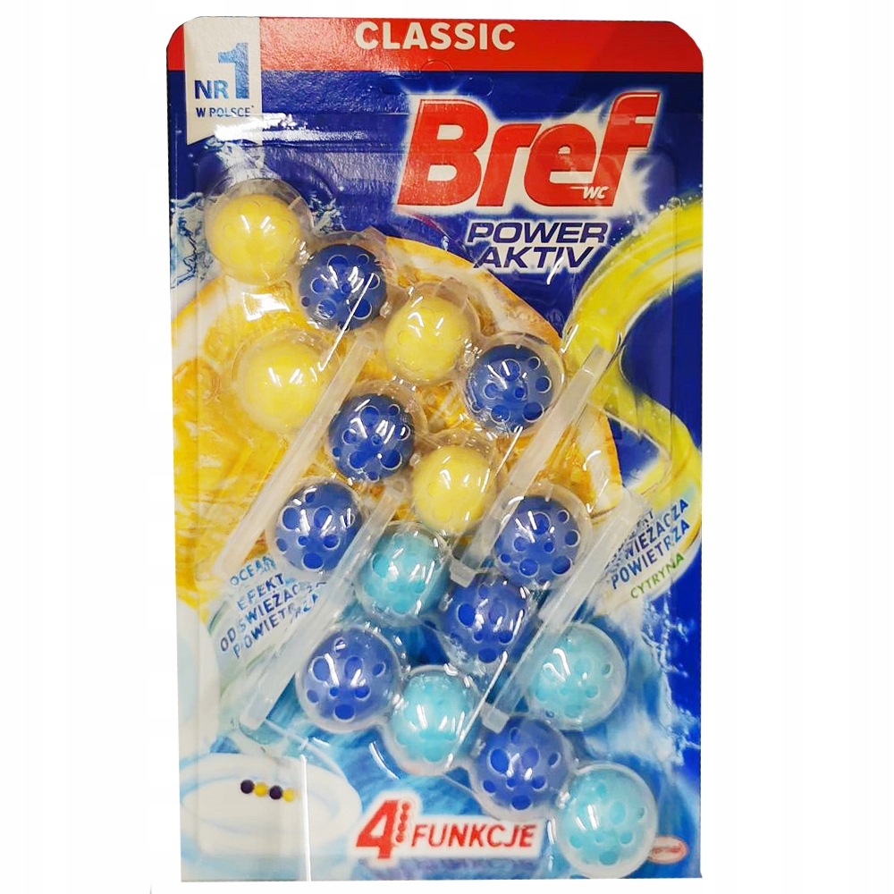 

Zawieszka Wc Bref Power Aktiv 4X50g Ocean Cytryna