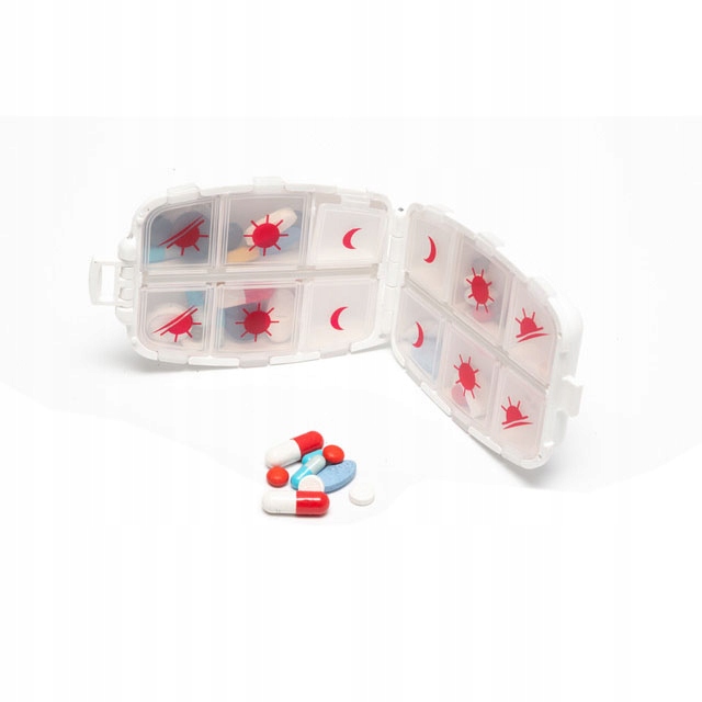 

Kasetka Pudełko Leki Tabletki Pojemnik Organizer