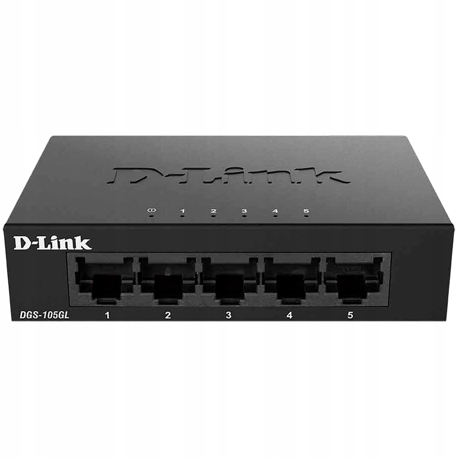 D-Link 5-portový switch kovový přepínač, neřízený, bez Igmp