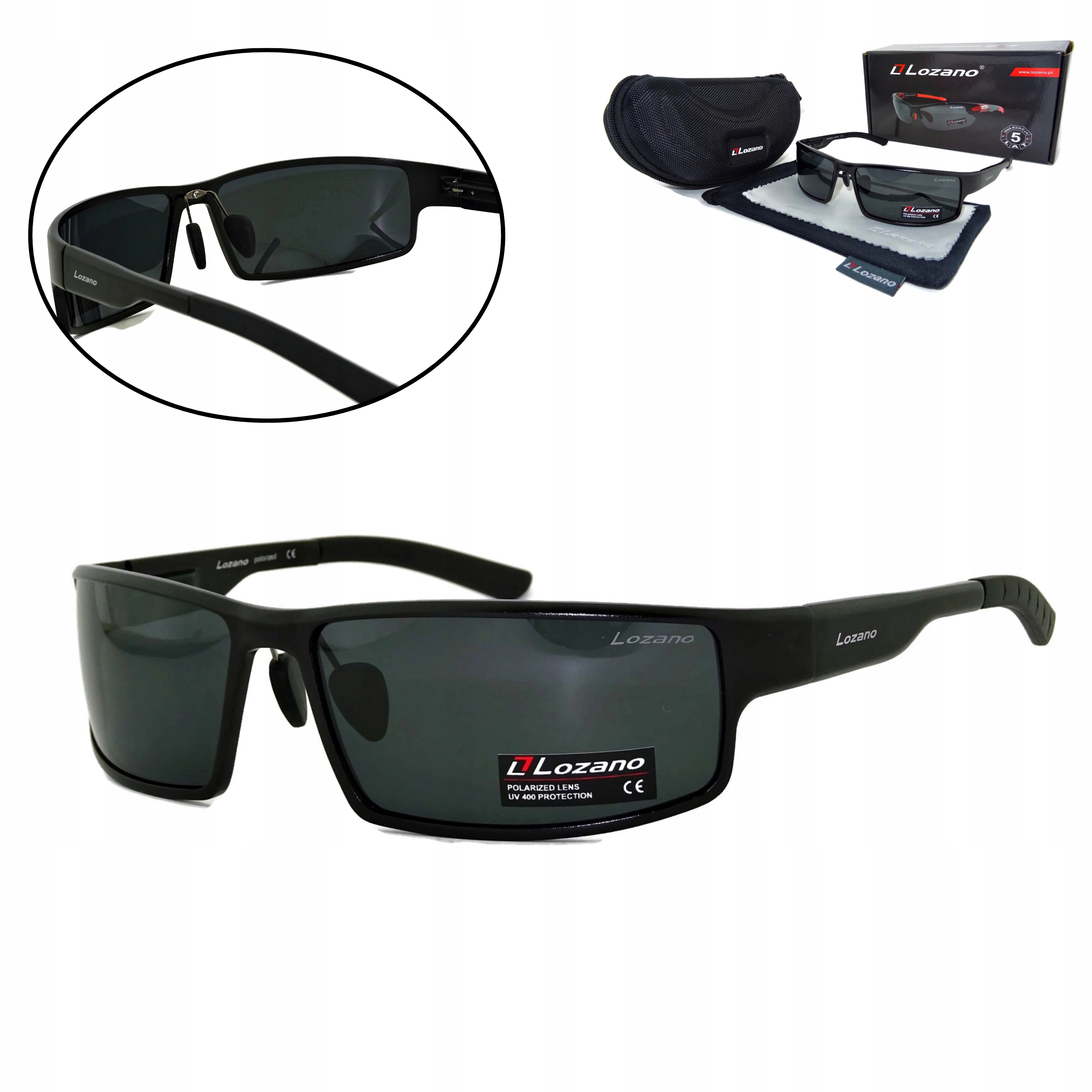 Hliníkové Polarizační Brýle Pro Řidiče Do Auta, Uv Ochrana S Pouzdro