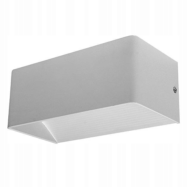 Nástěnná Led lampa 9W bílá obdélníková 4000K