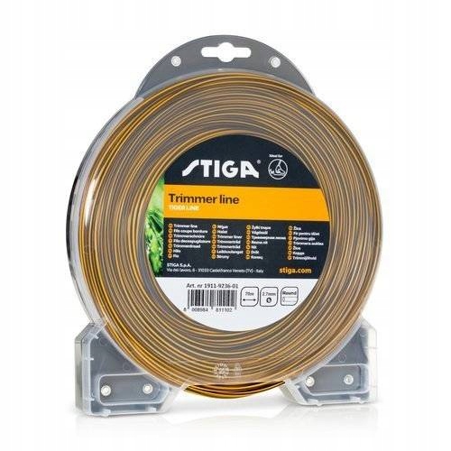 

Żyłka Tnąca Stiga Tiger Okrągła 2,7X70M Wzmocniona